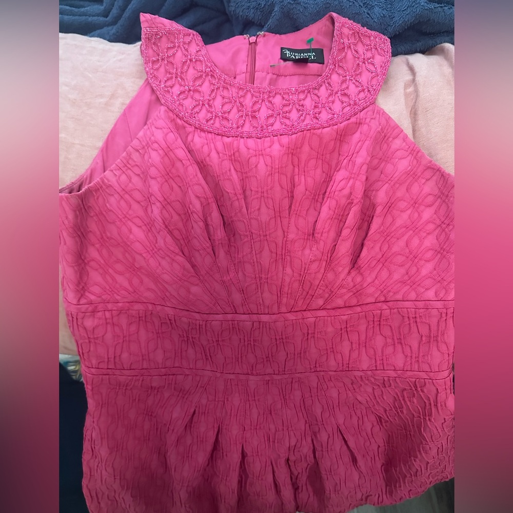 Hot Pink Midi Dress